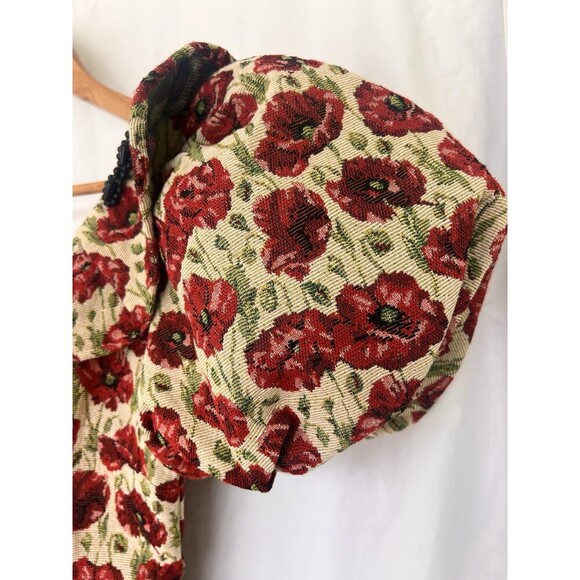 Sister Jane Shirley Poppy Tapestry Dress Puff Sleeve Mini Garden Cottage Prairie - Picture 7 of 11